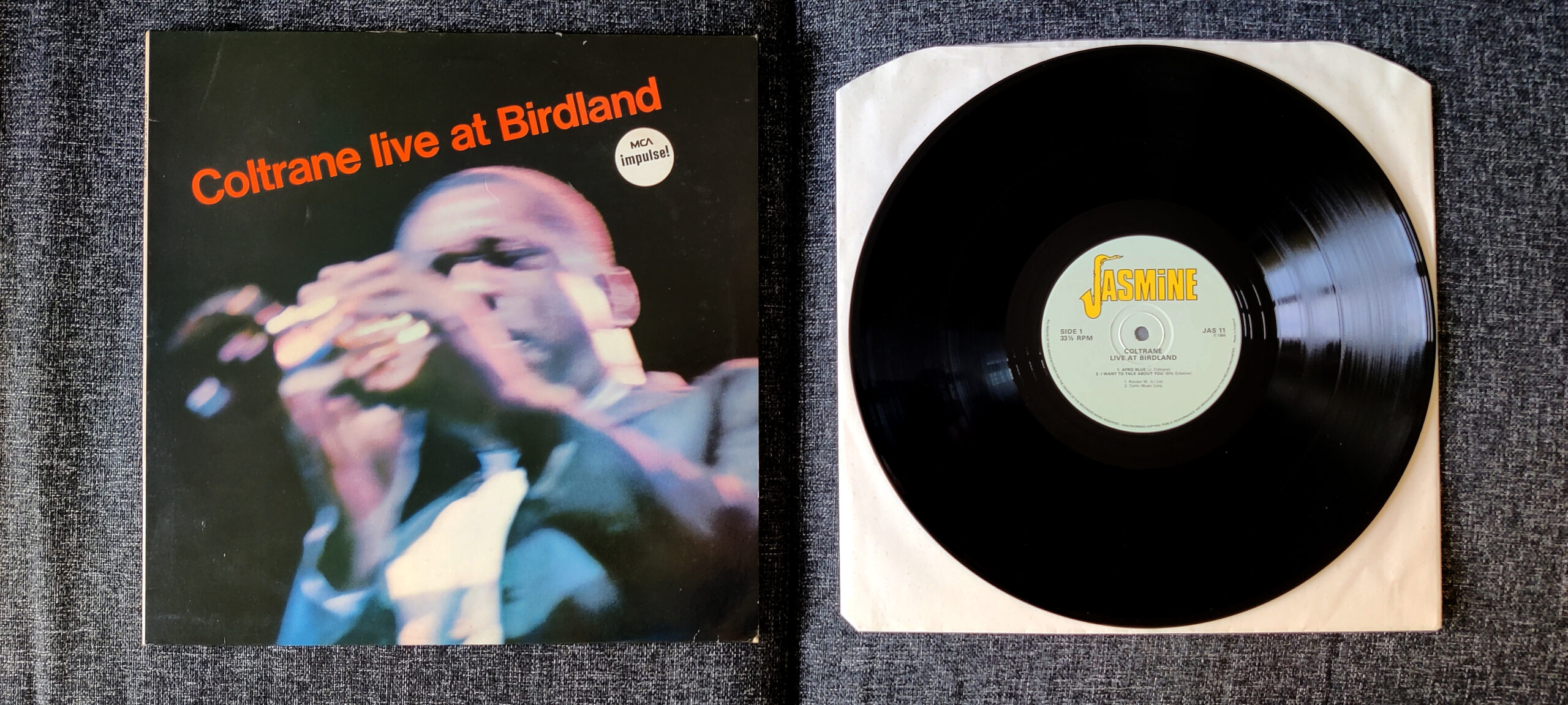Coltrane - Live At Birdland - 1982 UK press on Jasmine Records